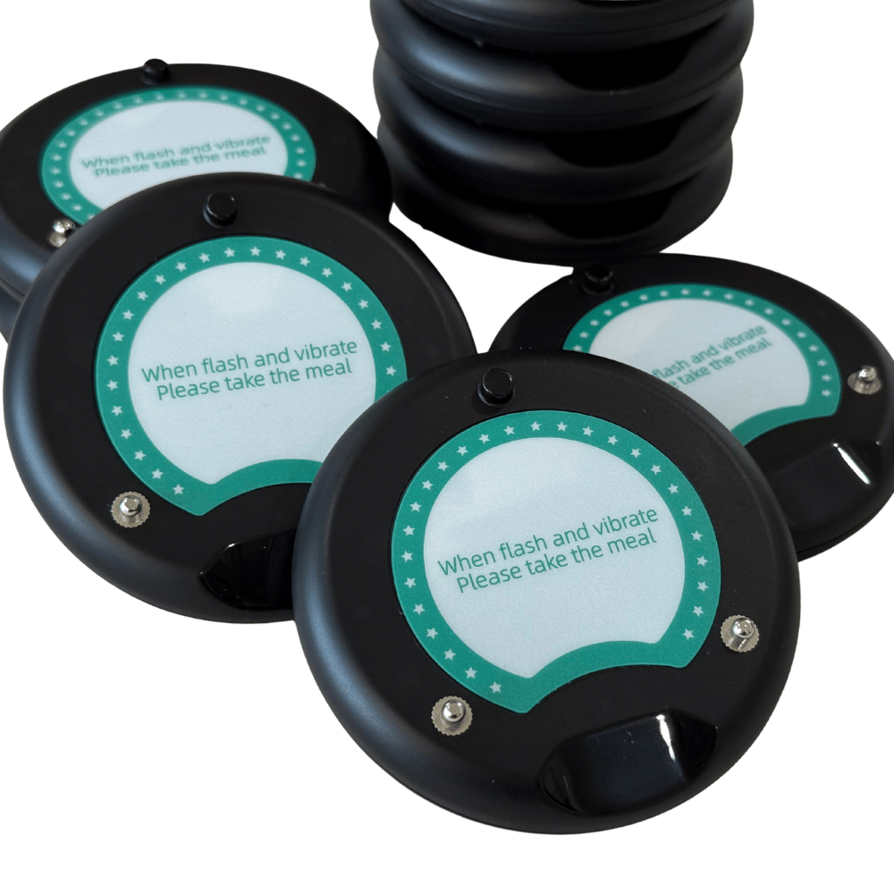 เครื่องเรียกคิวไร้สาย EASYPRINT QS-200 จำนวน 20 เพจเจอร์ สีดำ